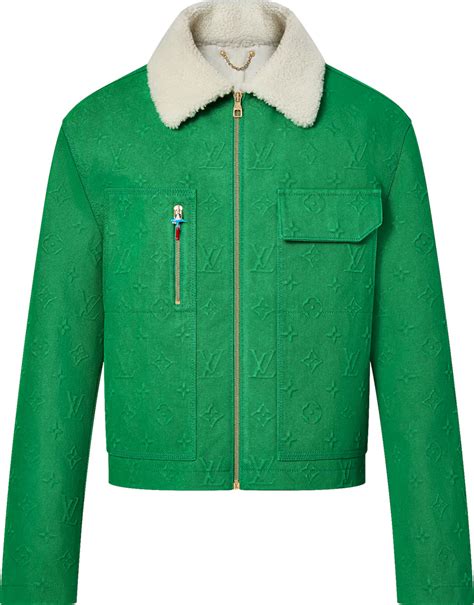 green louis vuitton coat|louis vuitton green jacket men's.